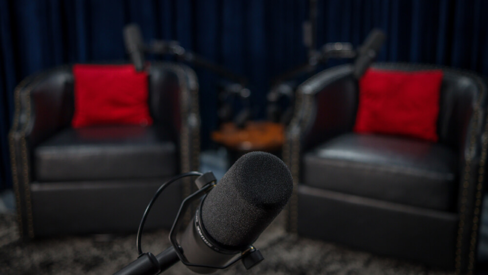 Professional podcast microphone